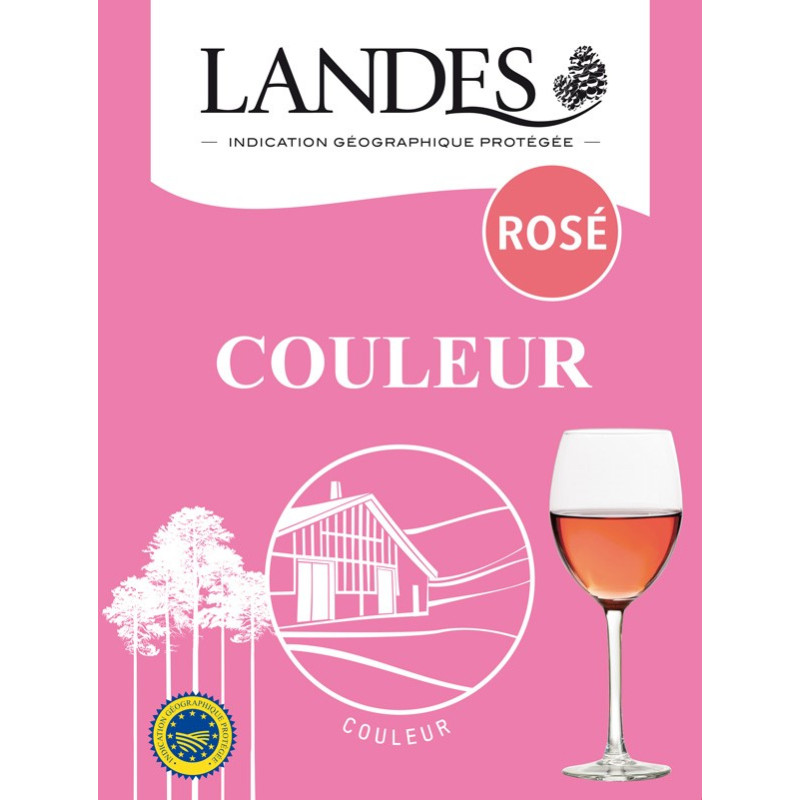 Bib Igp Landes Rosé 5 litres