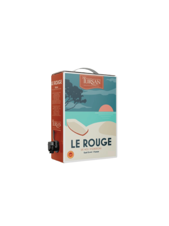 BIB AOP TURSAN LE ROUGE 5 L