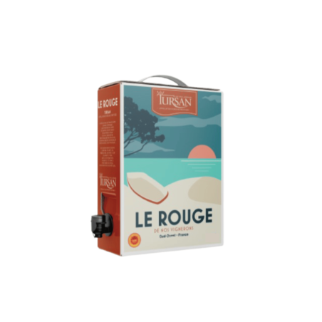 BIB AOP TURSAN LE ROUGE 10 L