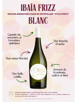 IBAIA FRIZZ BLANC "style...