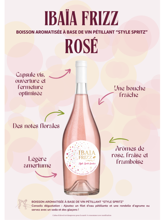 IBAIA FRIZZ ROSE "style SPRITZ"