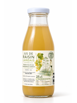 Jus de raisin BLANC 25cl