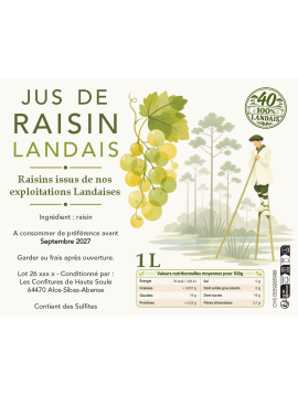 Jus de raisin BLANC