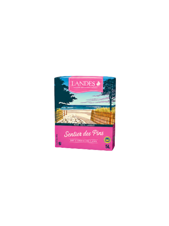 BIB IGP Landes Rosé 5 L Sentier des Pins