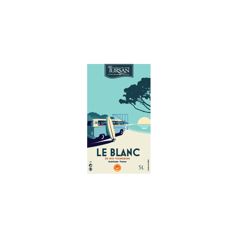BIB AOP TURSAN ROUGE 3 L