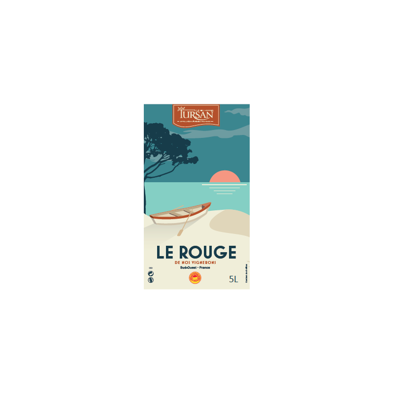 BIB AOP TURSAN ROUGE 3 L