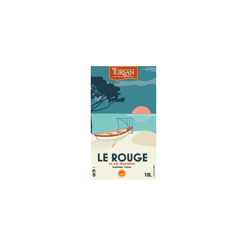 BIB AOP TURSAN ROUGE 3 L