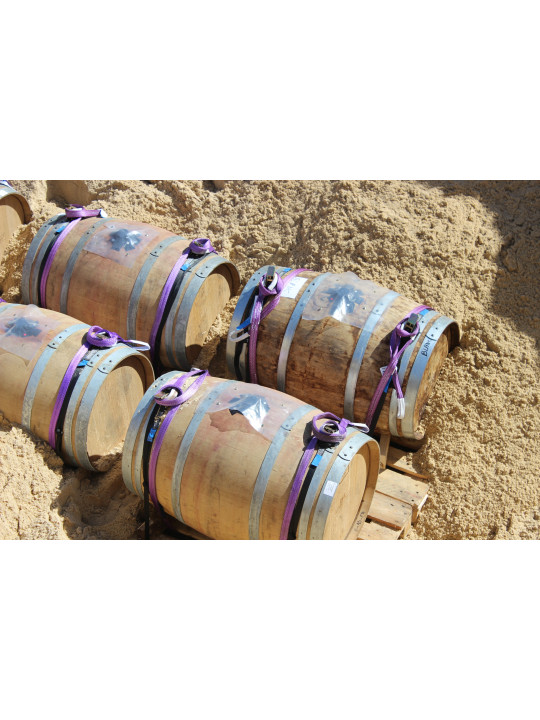 Nos barriques sous le sable à Messanges Nos barriques sous le sable à Messanges