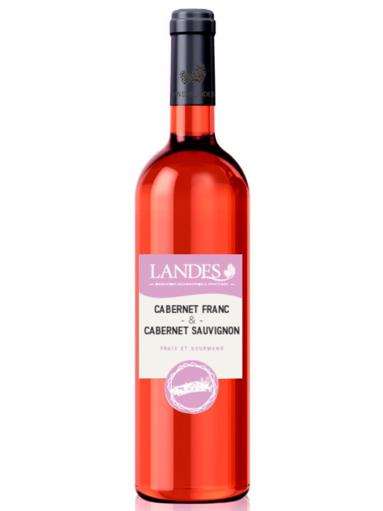 IGP Landes Rosé Cabernet Franc-Cabernet Sauvignon