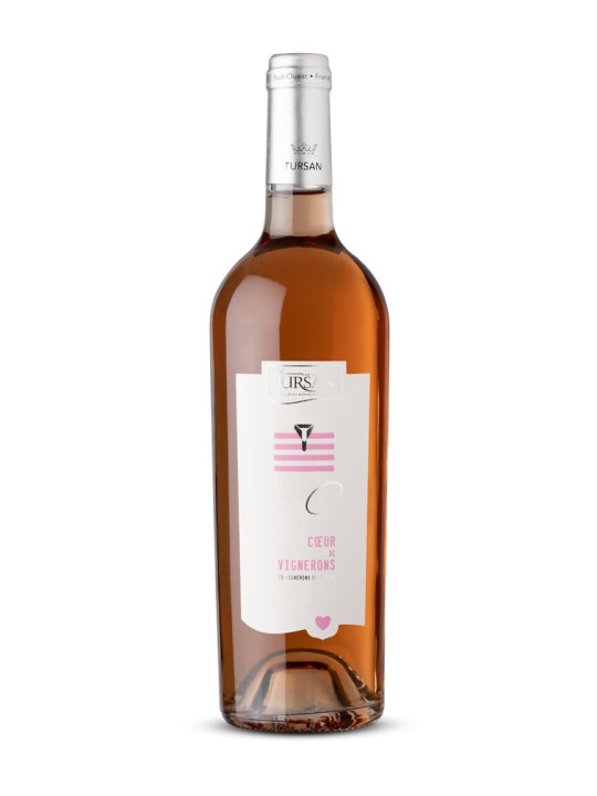 Vin AOP Tursan rosé Cœur de Vignerons Vin AOP Tursan rosé Cœur de Vignerons